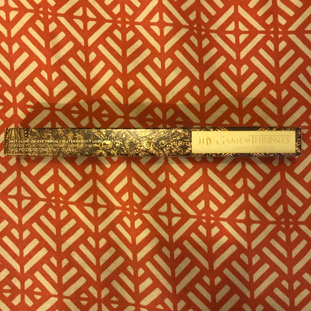 Urban Decay GOT Lannister Gold Eyeliner Pencil NWT